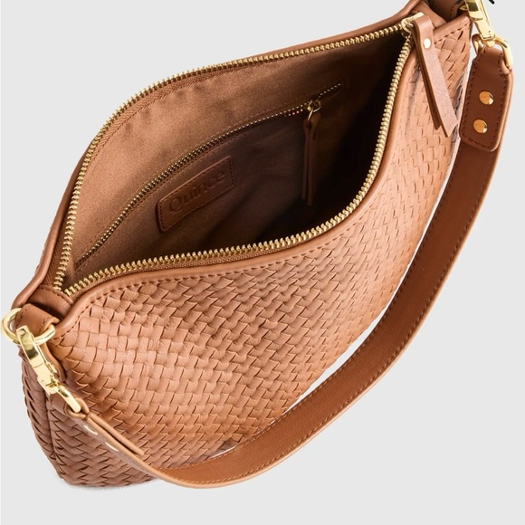 Quince Italian Leather Handwoven Leather Mini Shoulder bag - Picture 4 of 7